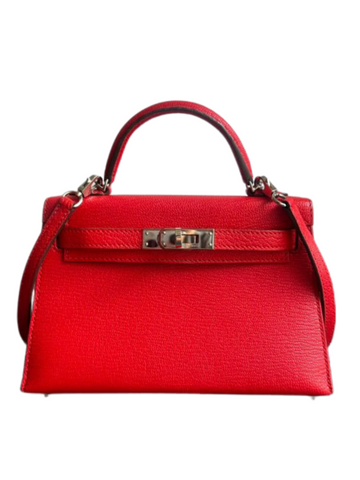 Hermès Mini Kelly 20 Sellier Rougue