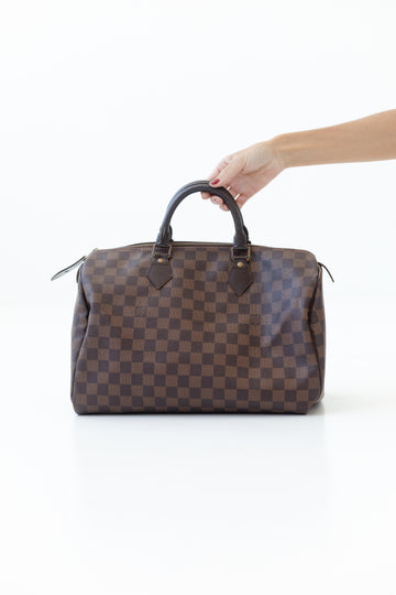 Louis Vuitton Speedy 35 Damier Ébène