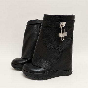 Givenchy Shark Lock Biker Ankle Boots 36 BR