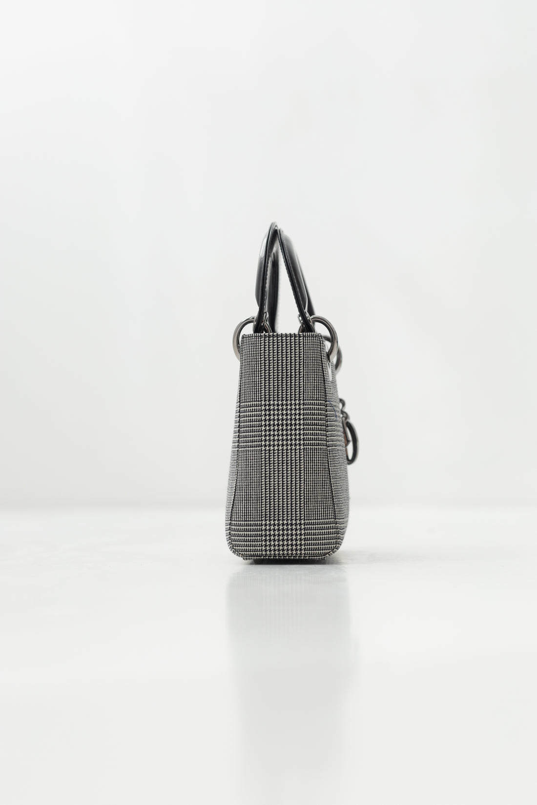 Lady Dior Vintage Houndstooth canvas