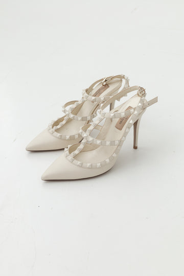 Scarpin Valentino Garavani Rockstud TAM 38,5BR