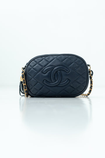 Chanel Quilted Camera Bag