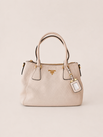 Prada Vitello Daino Off White