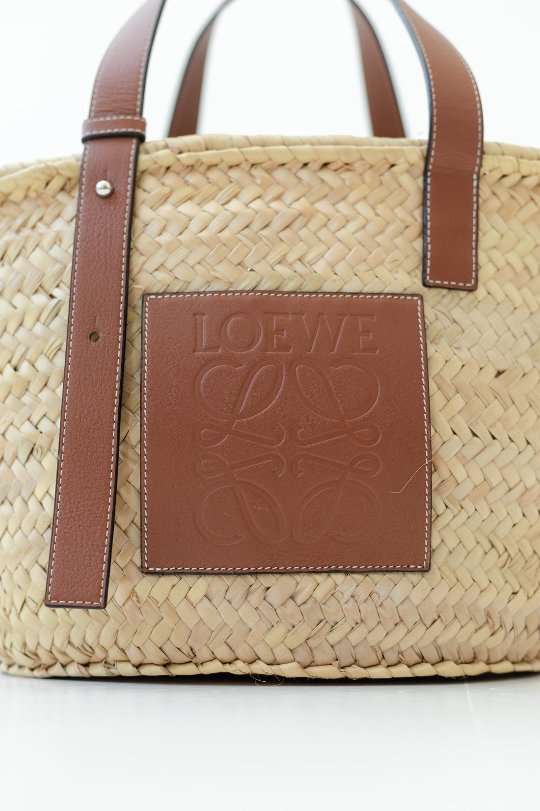 Loewe Raffia Basket Bag