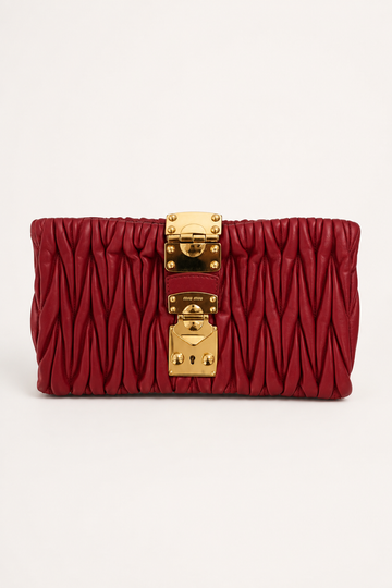 Clutch Miu Miu Matelasse Vintage