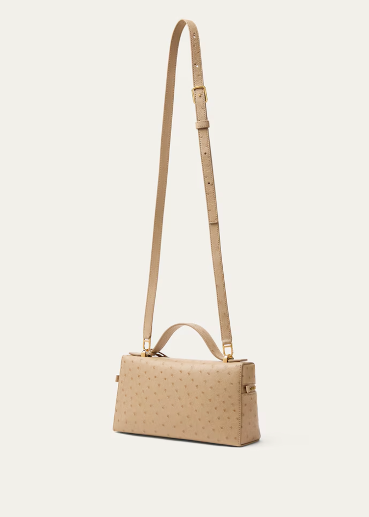 Loro Piana Extra Bag L23 Ostrich Leather