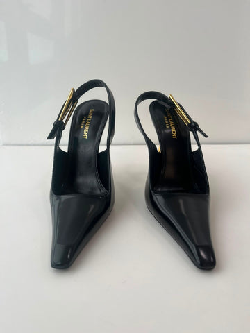 Scarpin Saint Laurent Lee Slingback Pump 36BR