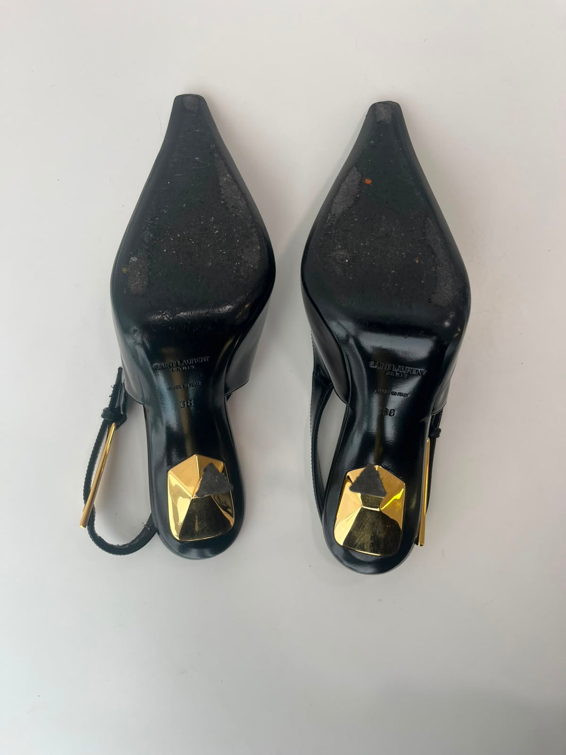 Scarpin Saint Laurent Lee Slingback Pump 36BR