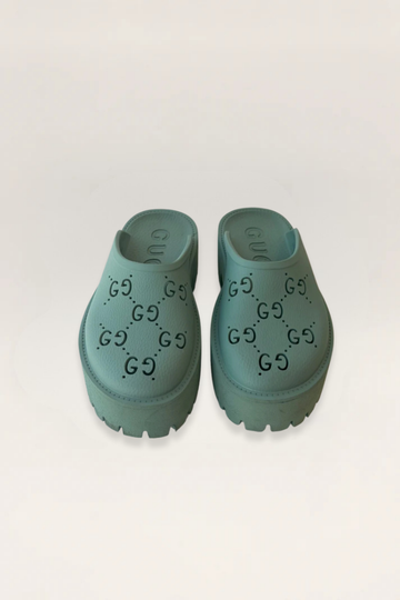 Gucci GG Logo Mules TAM 36BR
